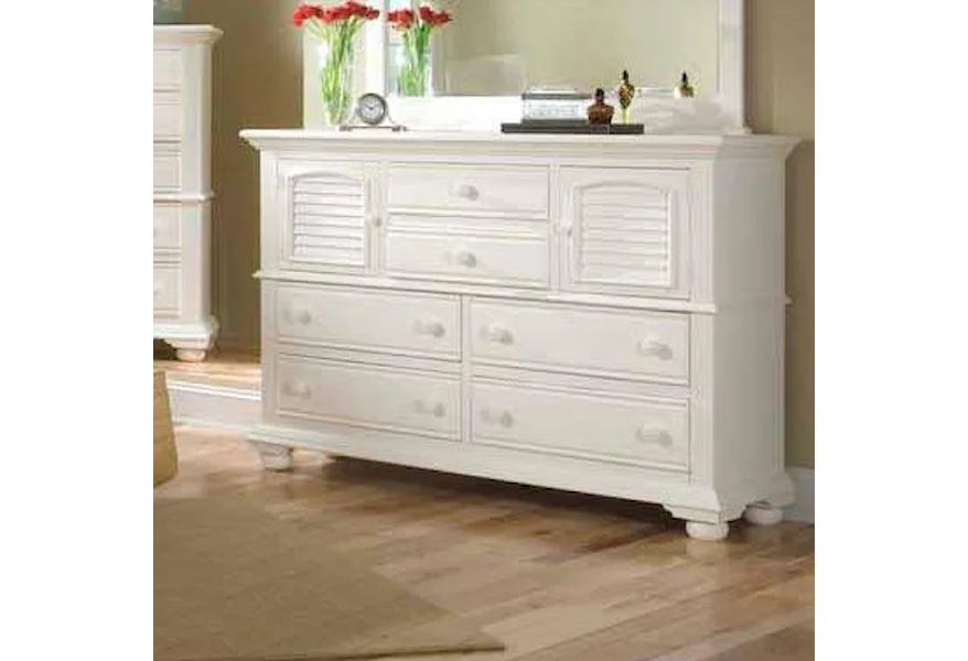 Cottage Traditions Dresser by American Woodcrafters at Esprit Decor Home Furnishings